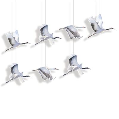 Гирлянда для праздничного оформления 2000х1500мм 'Клин журавлей'