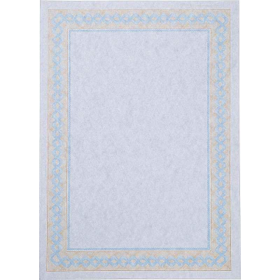 Сертификат A4 Attache рамка 'Спираль сине-оранжевая' 120г/м²&nbsp;&nbsp;50л