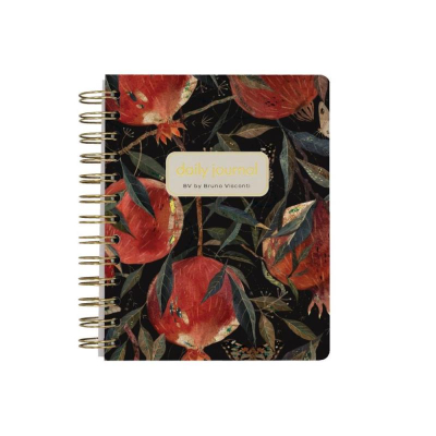 Ежедневник A6 BrunoVisconti® 'Cute diary' 272стр твердая обложка на гребне 'Гранат'