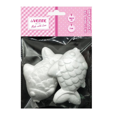 Заготовка для декорирования из пенопласта deVENTE 'Рыбка' 10х3.9см  2шт