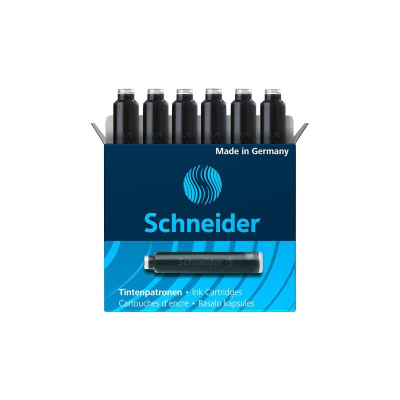 Картриджи чернильные Schneider Short&nbsp;&nbsp;6шт черные