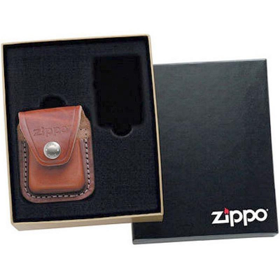 Подарочная коробка для зажигалки Zippo с кожанным чехлом LPCB