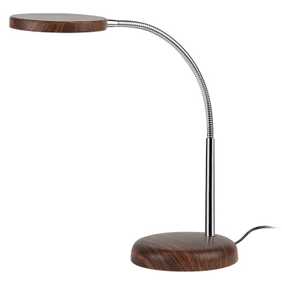 Светильник настольный LED&nbsp;&nbsp;8W ЭРА 3000K теплый белый свет на подставке под дерево