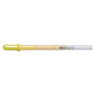 Ручка гелевая Sakura 0.8мм Gelly Roll Glaze желтая
