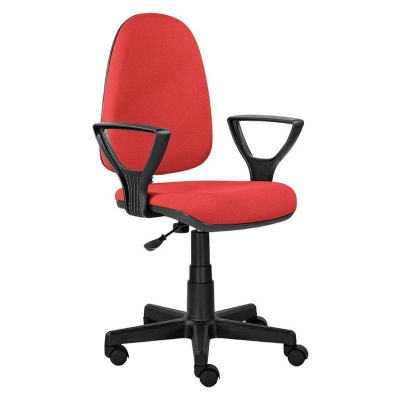 Кресло офисное Prestige 'Гольф' ткань красное