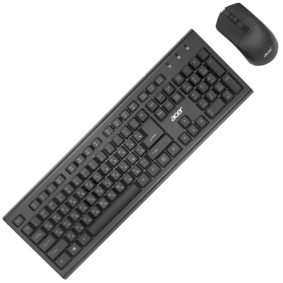 Клавиатура +мышь беспроводные Acer OKR120 Multimedia черные
