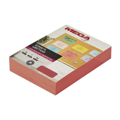 Бумага цветная A4 ProMEGA jet&nbsp;&nbsp;80г яркая красная 500л