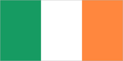 Флажок государства Ирландия 20х10см