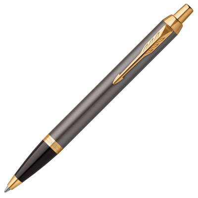 Ручка шариковая Parker IM Core Grey GT Medium синие чернила