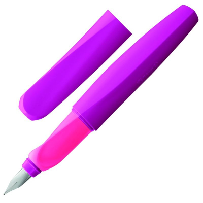 Ручка перьевая Pelikan Twist P457 Neon plum перо Medium