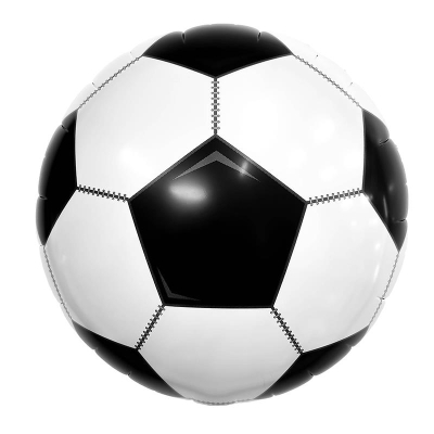 Шар воздушный фольгированный Круг Футбольный мяч Agura 46см