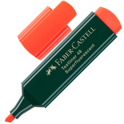 Текст-маркер Faber-Castell Textliner  1-5.0мм оранжевый