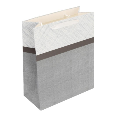 Пакет подарочный 26х32х12см 'Two color' ламинированный