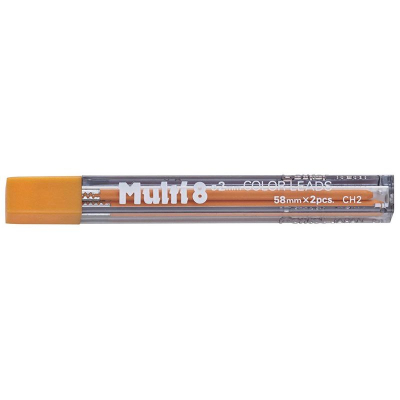 Грифель 2.0мм для Pentel Super Multi-8 оранжевый  2мм