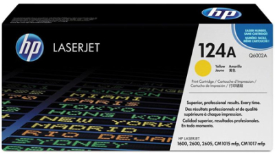 Картридж лазерный HP (124A) 1600/2600/2605/CM1015/CM1017 желтый ресурс 2 000стр