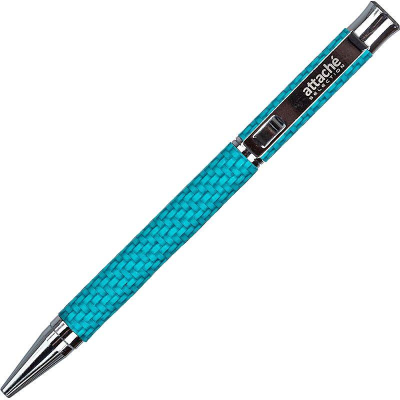 Ручка шариковая автоматическая Attache Selection 0.5мм 'Cruise' бирюзовый металлический корпус синяя