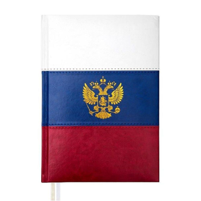 Ежедневник A5 deVENTE 'Flag' 272стр твердая обложка искусственная кожа