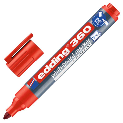 Маркер для доски Edding круглый&nbsp;&nbsp;1.5-3.0мм красный