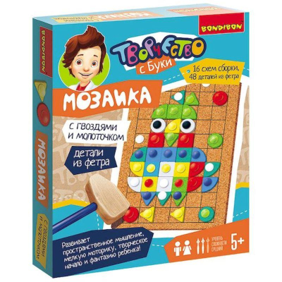 Набор творческий Bondibon Мозаика из фетра 'Веселые картинки'