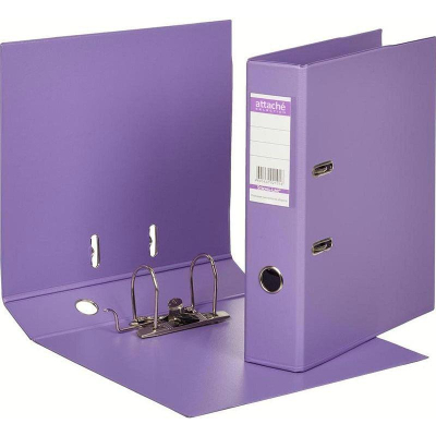 Папка файл A4&nbsp;&nbsp;70мм Attache Selection 'StrongLine' PVC разобранная сиреневая