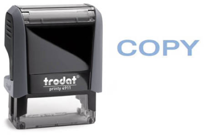 Штамп автоматический 38х14мм 'COPY' Trodat Printy 4911P4-2.3