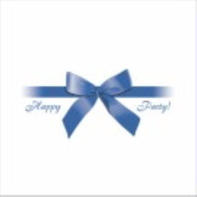 Салфетки ArtBouquet 'Подарок синий' 20х20см 250шт 2-слойные