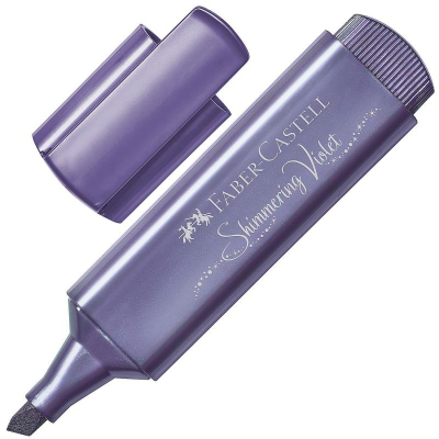 Текст-маркер Faber-Castell TL 46 Metallic 1-5.0мм металлик фиолетовый