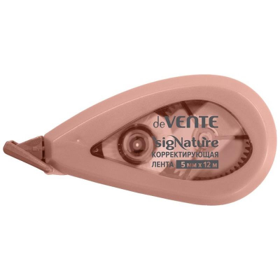 Корректор ленточный 5.0мм х12.0м deVENTE 'sigNATURE' Пудрово-розовый в блистере