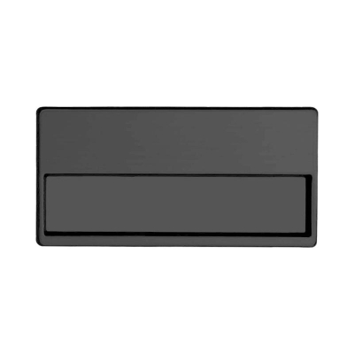 Держатель для бэйджа/ID-карты горизонтальный&nbsp;&nbsp;68х33мм deVENTE с магнитным креплением черный