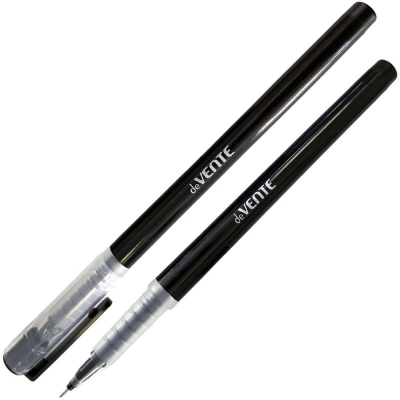 Ручка гелевая deVENTE 0.38мм 'Sottile' игольчатый стержень черная