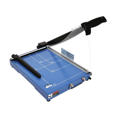 Резак для бумаги сабельный KW-Trio 2.0/310мм металлическое основание ручной прижим защитный экран