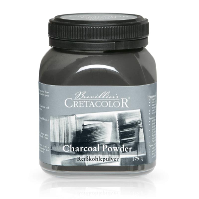 Пудра художественная угольная Cretacolor 175г водорастворимая