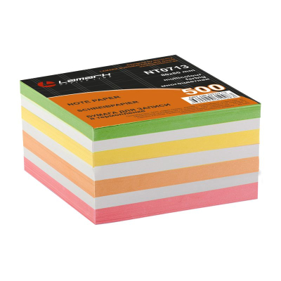 Куб для записей  цветной 8.0х8.0х5.0см Lamark 80г/м²