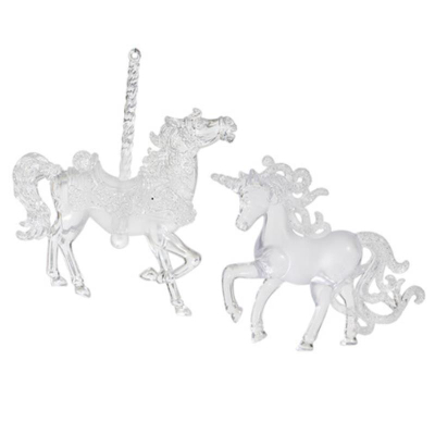 Лошадка 12х11см стекло 2 дизайна