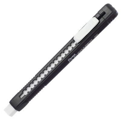 Ластик-карандаш пластиковый Pentel 'Clic Eraser' черный корпус
