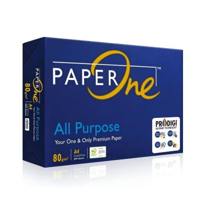 Бумага для офисной техники A4 класс-A 'PaperOne™ All Purpose' 80г/500л белизна-168% непрозрачность-95% толщина-110мкм
