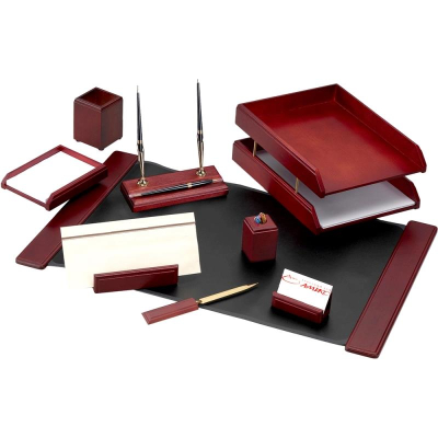 Набор настольный&nbsp;&nbsp;9 предметов Good Sunrise с настилом красное дерево