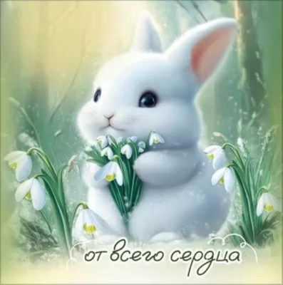 Бирка для упаковки картонная 70х70мм 'От всего сердца'