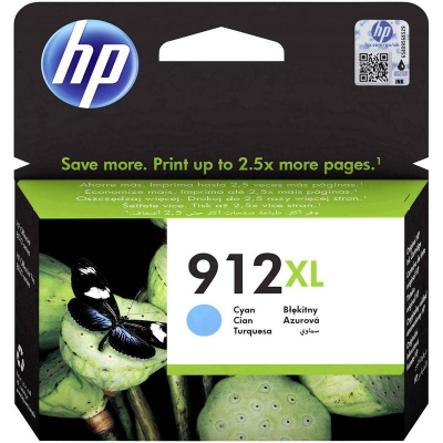Картридж струйный HP №912 OfficeJet Pro 8012/8013/8014/8015/8022/8023/8024/8025 голубой ресурс  825стр