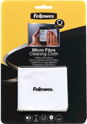 Салфетка для очистки оптики/CD/TFT мониторов Fellowes® из микрофибры 