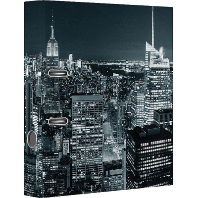 Папка файл A4  75мм deVENTE 'Night City'