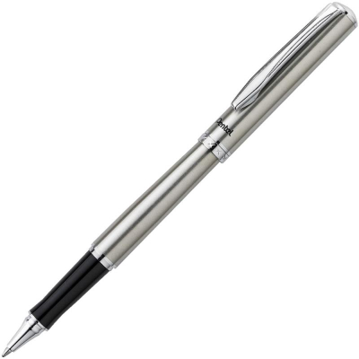 Ручка гелевая Pentel 'Sterling' хромированная сталь