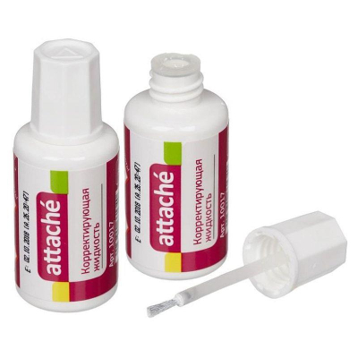 Корректирующая жидкость 20мл Attache быстросохнущая