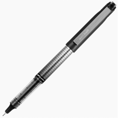 Роллер Uni-Ball 0.5мм Vision Needle игольчатый одноразовый черный