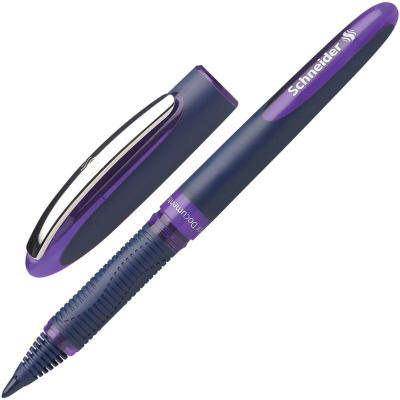 Роллер Schneider 0.8мм One Business одноразовый фиолетовый