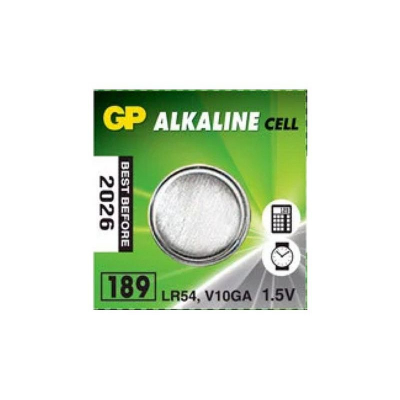 Микро батарейка GP  1.5V G10/89/189/389/LR54/LR1130/V10GA Alkaline