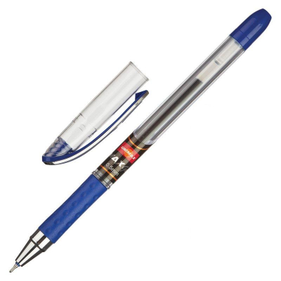 Ручка гелевая Unimax 0.5мм Max Gel с резиновой манжетой синяя
