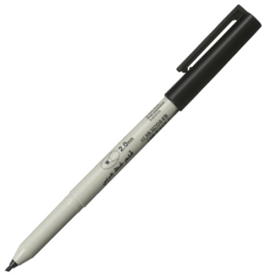 Ручка капиллярная для каллиграфии Sakura Calligraphy Pen d-2мм черная