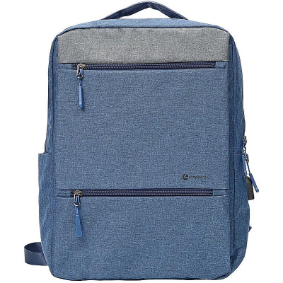 Рюкзак городской Lamark 32х48х12см отдел для ноутбука 15.6"  1 отдел 6 карманов полиэстер синий