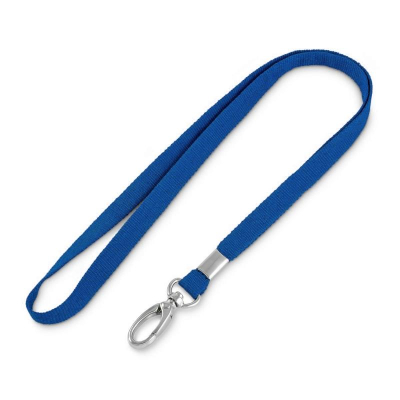 Шнур для бэйджа с металлическим карабином&nbsp;&nbsp;1.0/45см Attache Economy текстильный синий